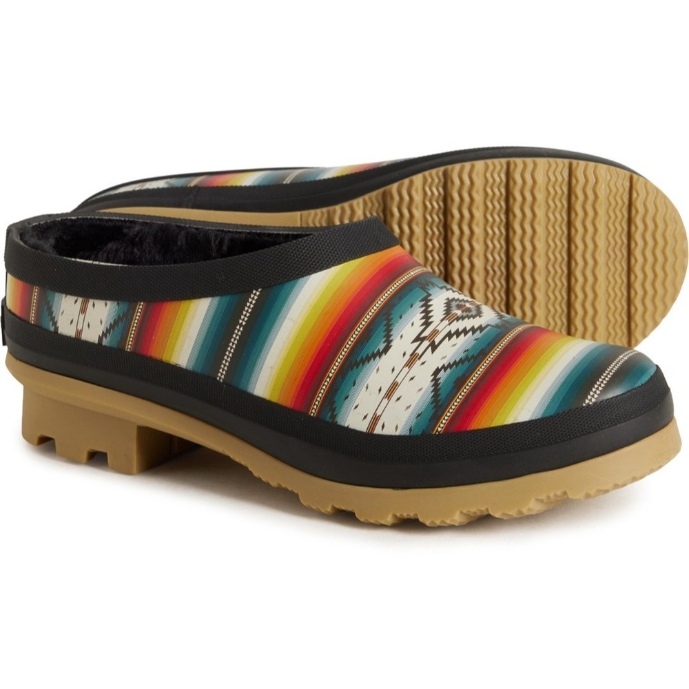 Pendleton Saltillo Sunset Fur Clod Women 10 M‎ Multicolor Rubber Western Comfy